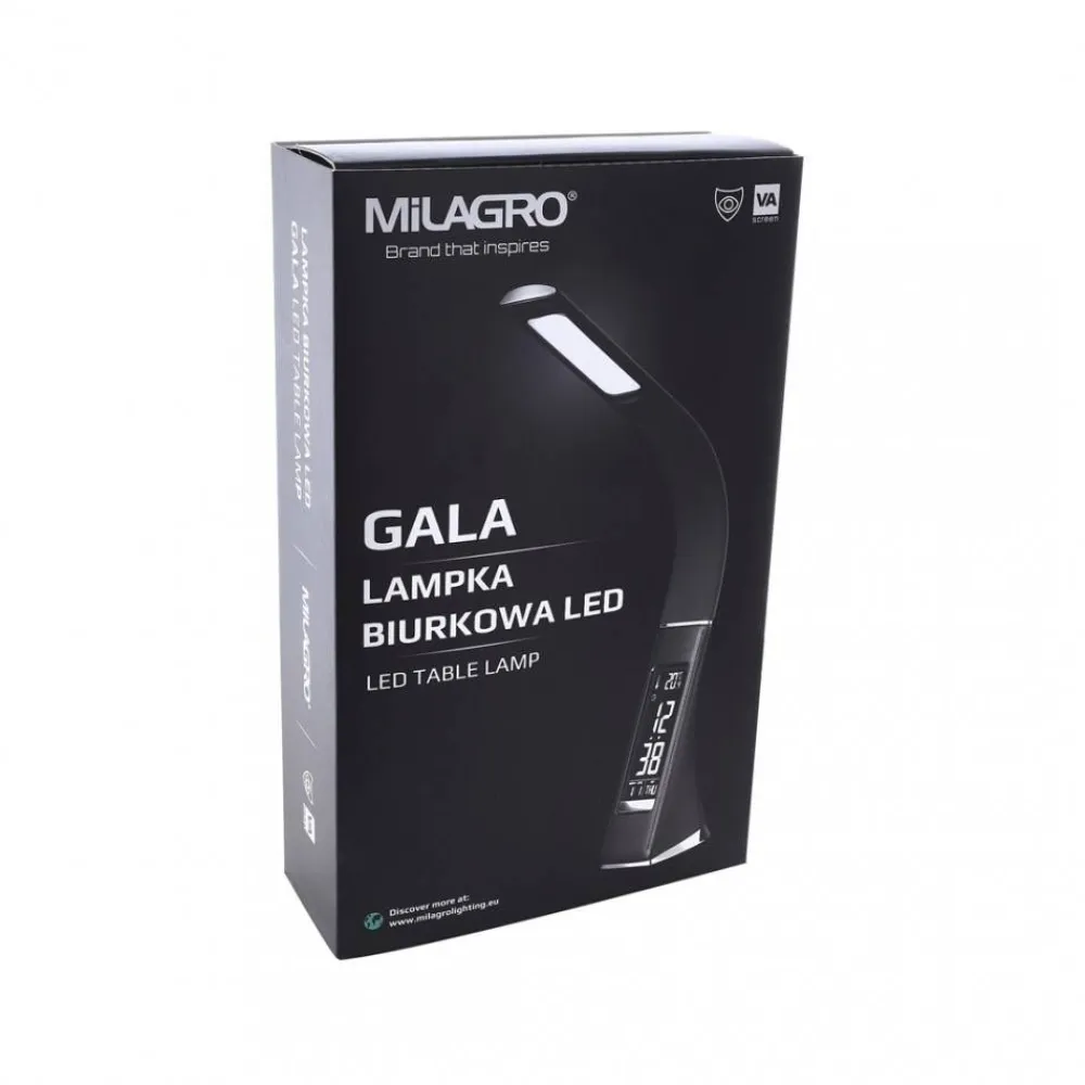 Lampka biurkowa GALA 6W LED czarna * Eko-light New