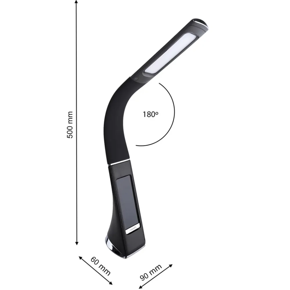 Lampka biurkowa GALA 6W LED czarna * Eko-light New