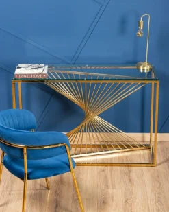 Lampka biurkowa Keli złota 45 cm * Atmosphera Discount