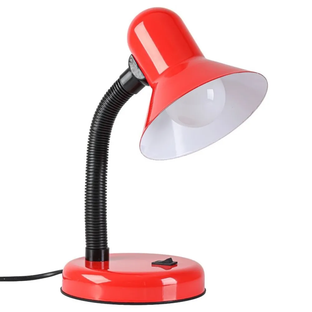 Lampka biurkowa Mentor Czerwony 1xE27 * Eko-light Outlet