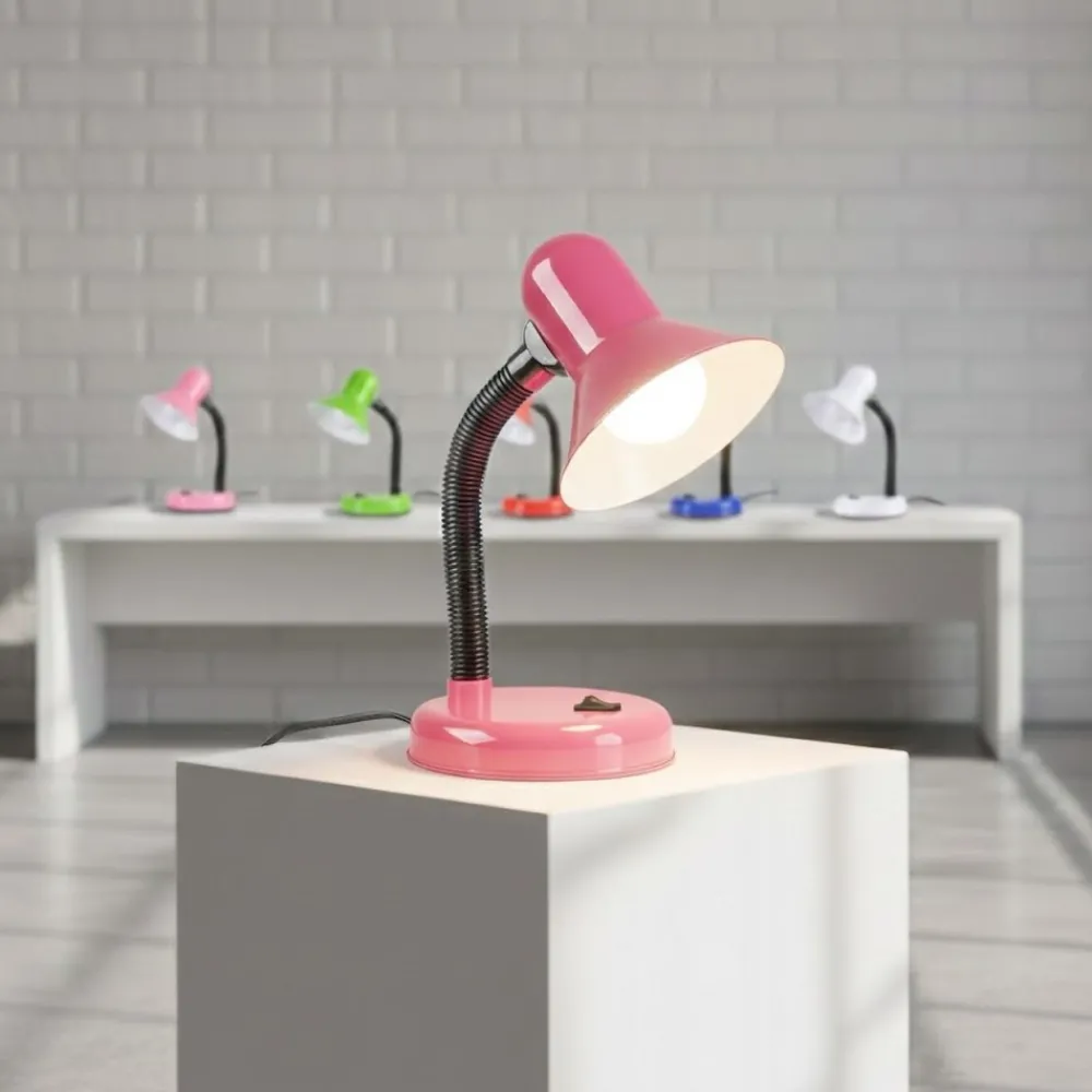Lampka biurkowa Mentor Róż 1xE27 * Eko-light Best