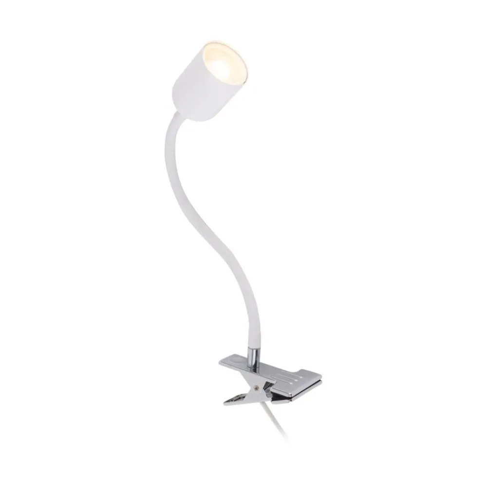 Lampka biurkowa TOP biała 1xGU10 na klips * TK Lighting Online