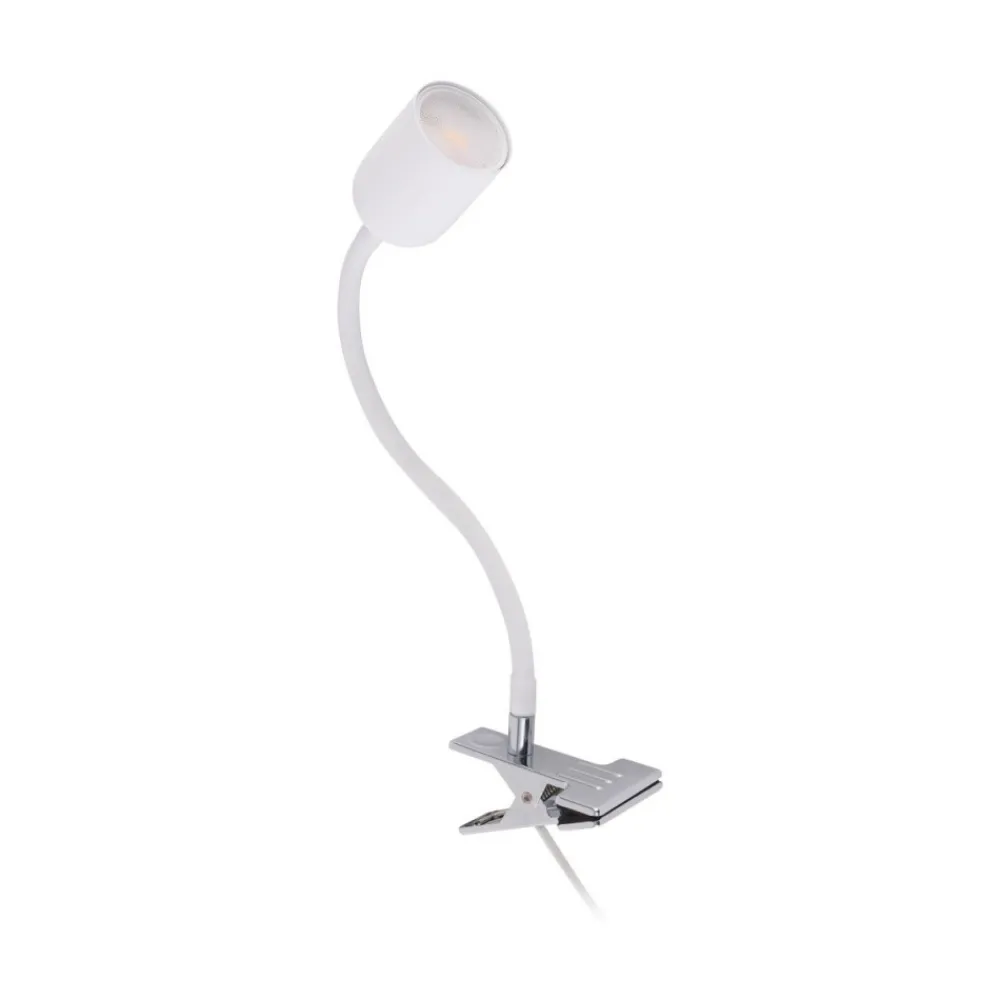 Lampka biurkowa TOP biała 1xGU10 na klips * TK Lighting Online