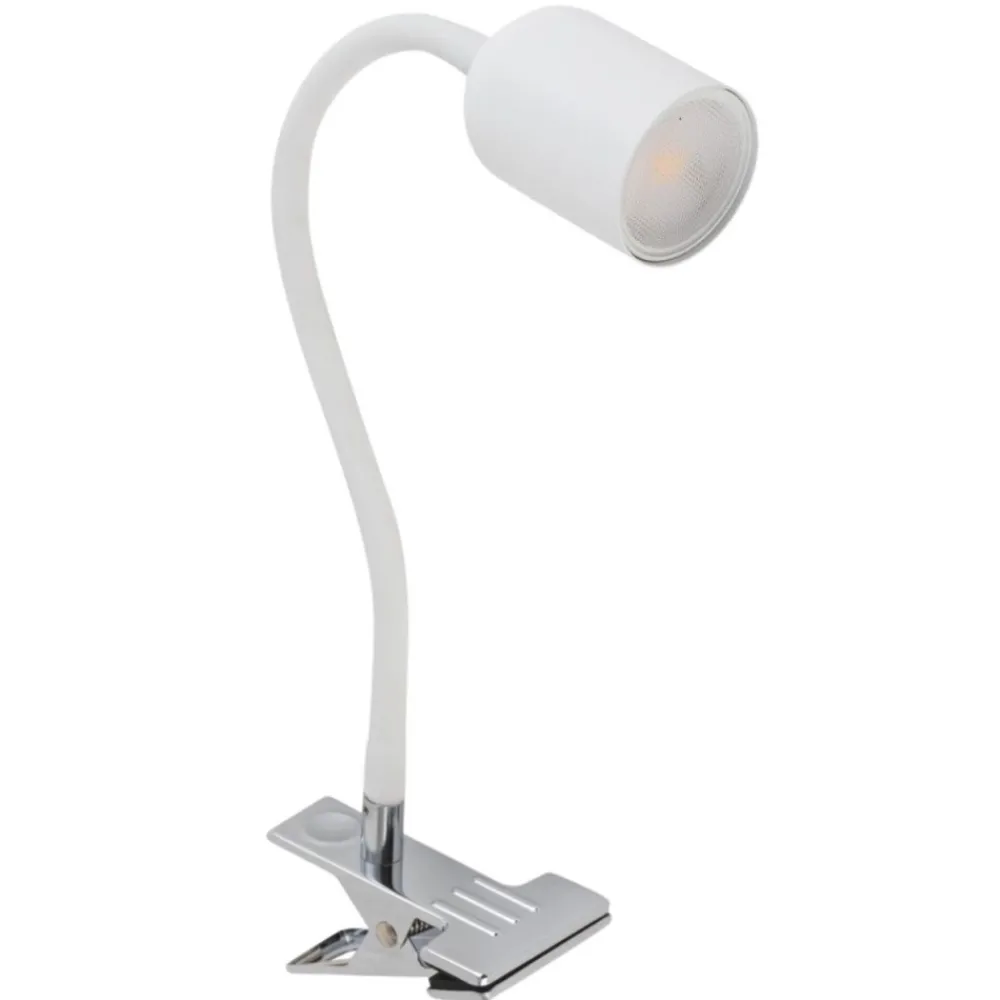 Lampka biurkowa TOP biała 1xGU10 na klips * TK Lighting Online