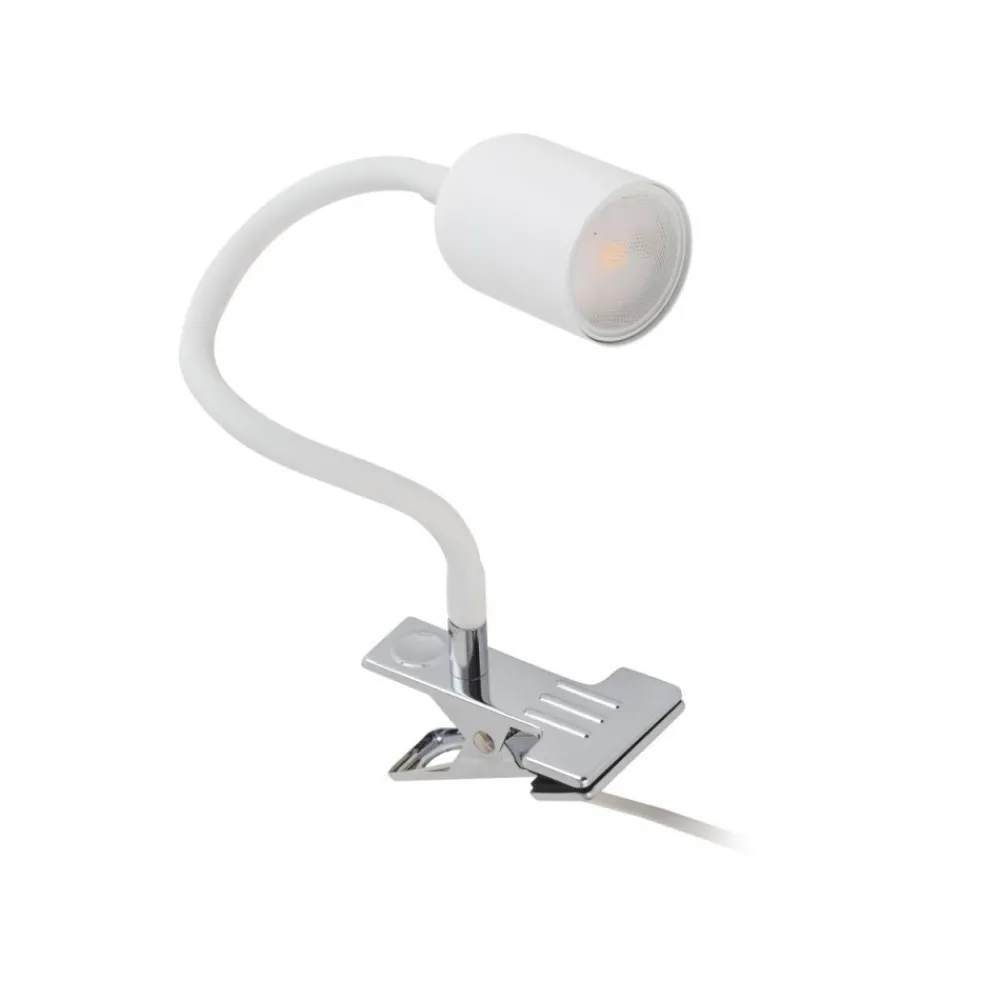 Lampka biurkowa TOP biała 1xGU10 na klips * TK Lighting Online