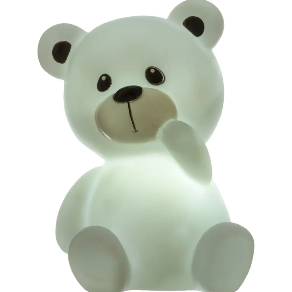 Lampka LED dla dzieci Miś biała * Atmosphera Outlet