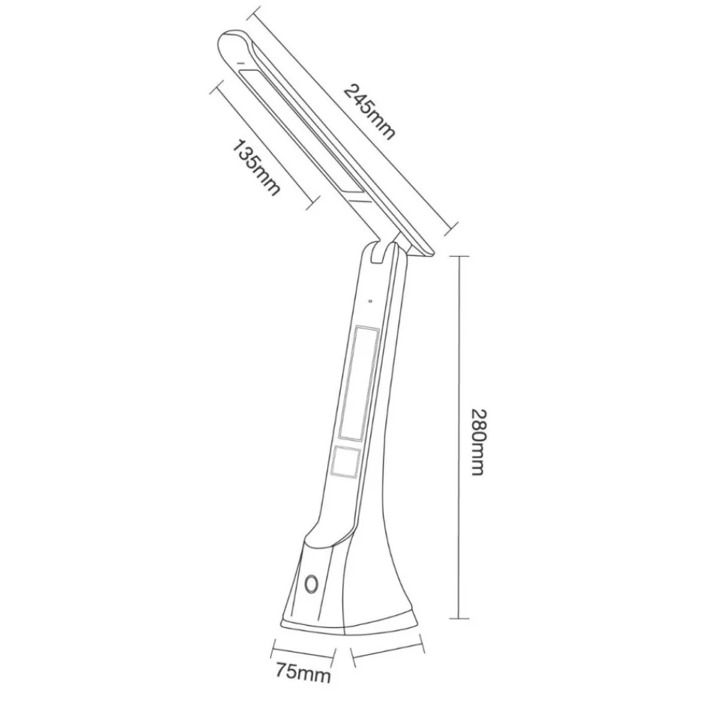 Lampka na biurko CRUZ czarna 1xLED 4W * TK Lighting Best