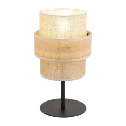 Lampka Nocna CALISTO Juta Abażur 1xE27 38cm * TK Lighting Best