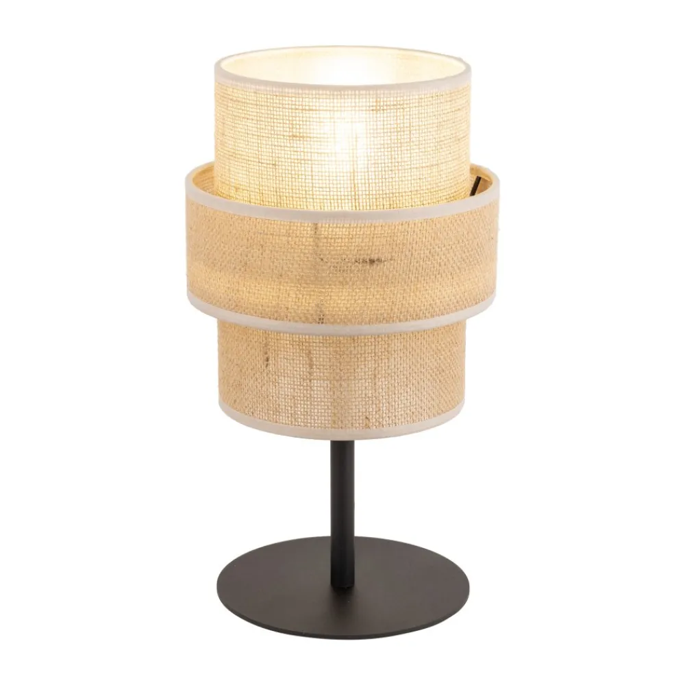 Lampka Nocna CALISTO Juta Abażur 1xE27 38cm * TK Lighting Best