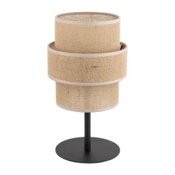 Lampka Nocna CALISTO Juta Abażur 1xE27 38cm * TK Lighting Best