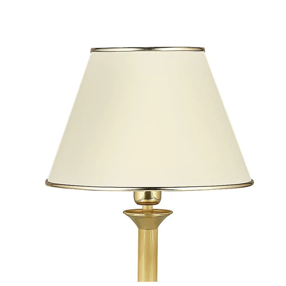Lampka Nocna CLASSIC Złoty Ecru Abażur 1xE27 56cm * Jupiter Clearance