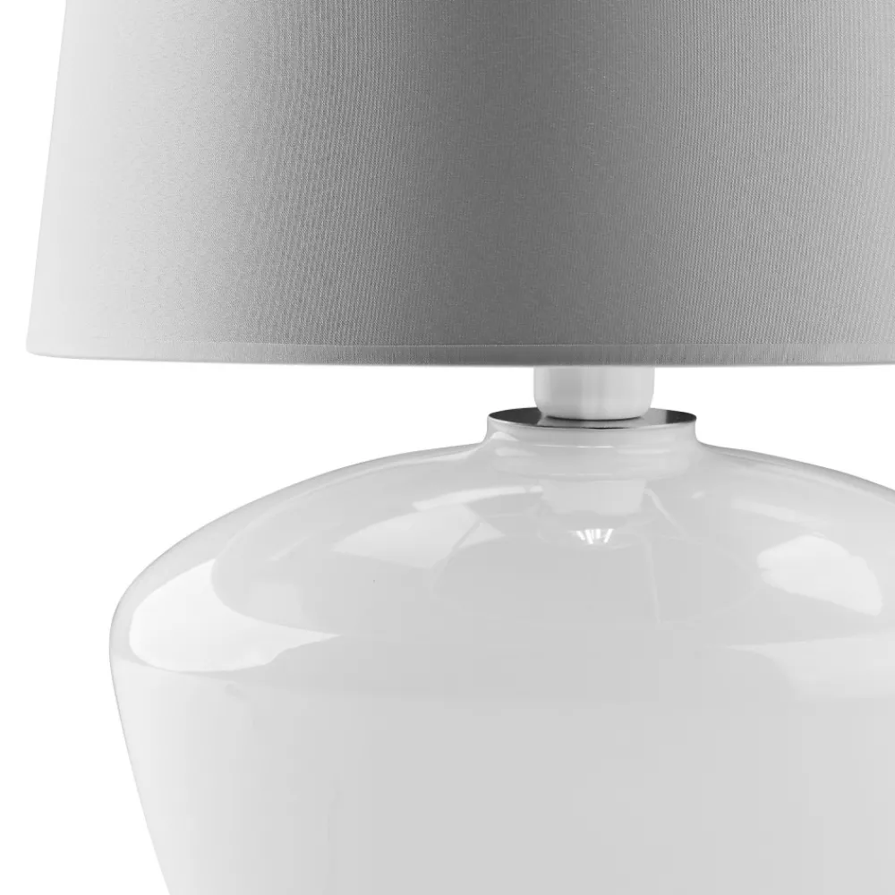 Lampka Nocna FIORD Biały Abażur62cm * TK Lighting Online