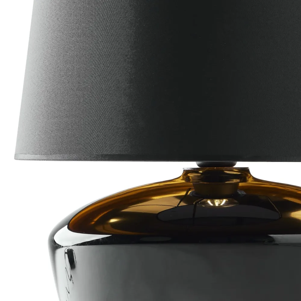 Lampka Nocna FIORD Czarny Abażur 62cm * TK Lighting Sale