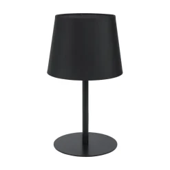 Lampka Nocna MAJA Czarny Abażur 36cm * TK Lighting Clearance