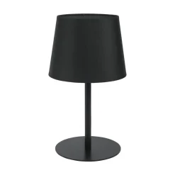 Lampka Nocna MAJA Czarny Abażur 36cm * TK Lighting Clearance