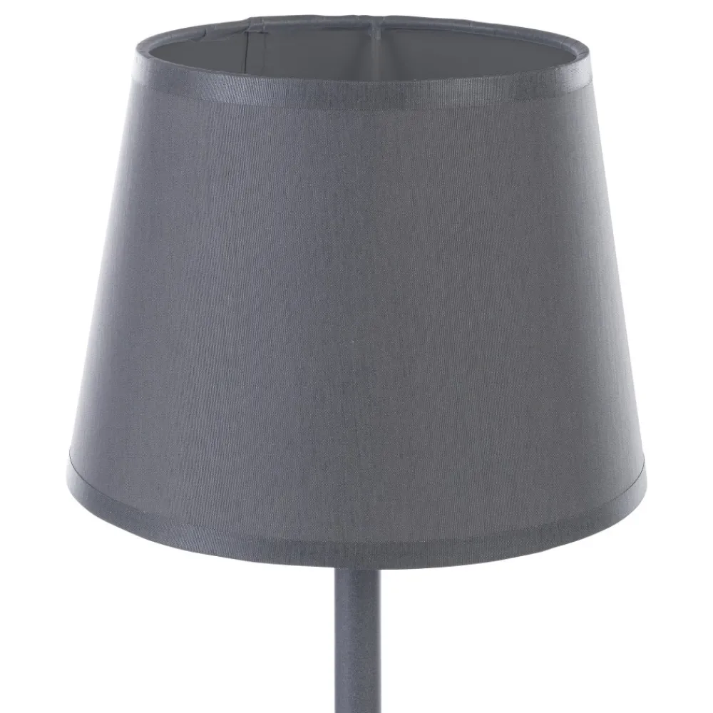 Lampka Nocna MAJA Szary Abażur 36cm * TK Lighting Sale