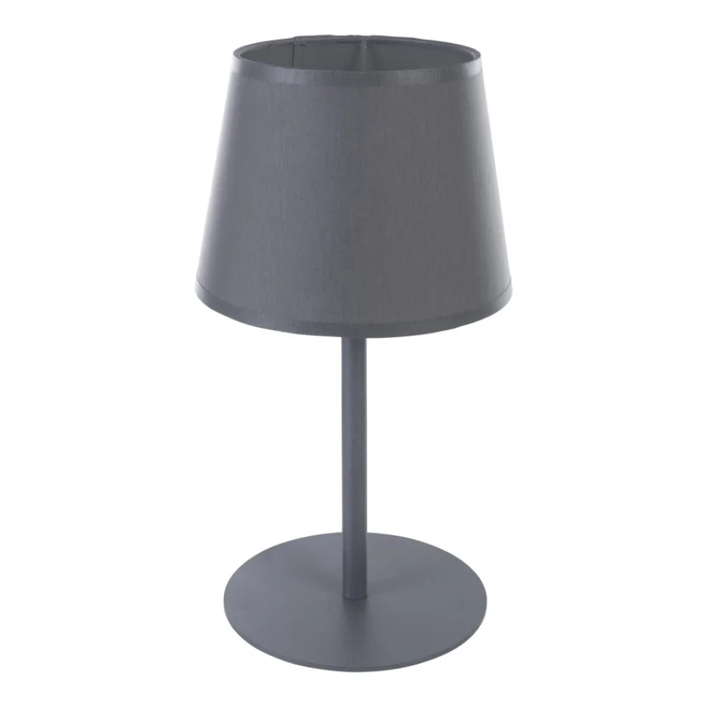 Lampka Nocna MAJA Szary Abażur 36cm * TK Lighting Sale