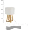 Lampka nocna Molu biała 34,5 cm * Atmosphera Hot