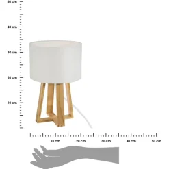 Lampka nocna Molu biała 34,5 cm * Atmosphera Hot