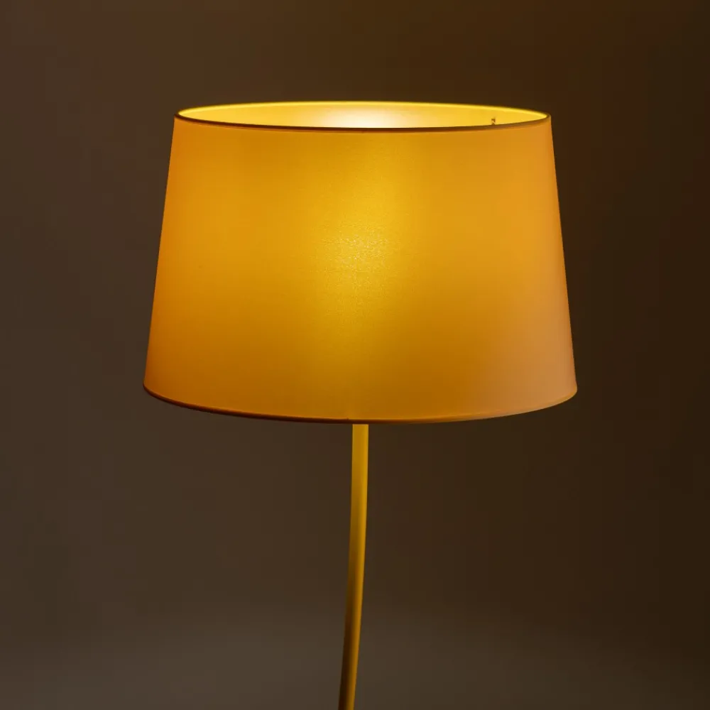 Lampka Nocna NICOLA Żółty Abażur 1xE27 37cm * TK Lighting Hot
