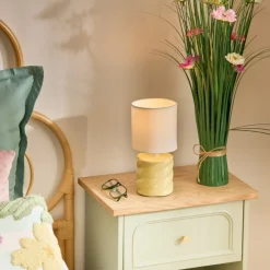 Lampka nocna Noly 27 cm żółta * Atmosphera New