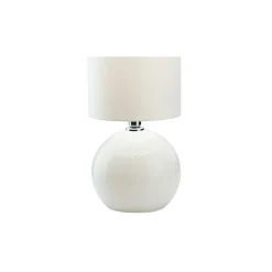Lampka Nocna PALLA Biały Abażur 36cm * TK Lighting Discount