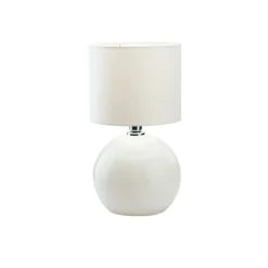 Lampka Nocna PALLA Biały Abażur 36cm * TK Lighting Discount