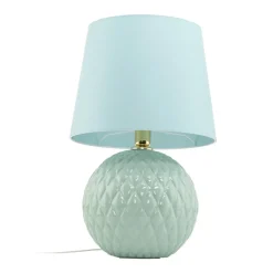 Lampka Nocna SANTANA Miętowa Abażur 60cm * TK Lighting Best