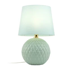 Lampka Nocna SANTANA Miętowa Abażur 60cm * TK Lighting Best