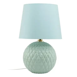 Lampka Nocna SANTANA Miętowa Abażur 60cm * TK Lighting Best