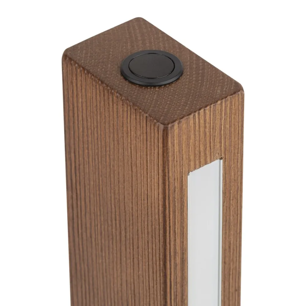 Lampka Nocna TEO Orzech Drewno 36W LED 41cm * TK Lighting