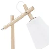 Lampka Nocna VAIO Brązowy Biały Abażur 46cm * TK Lighting New