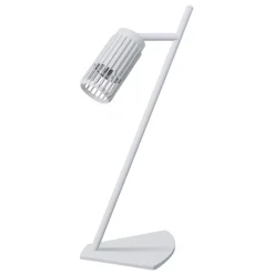 Lampka Nocna VERTICAL Regulowana Biały Metalowy Klosz 1xGU10 42cm * Eko-light Online