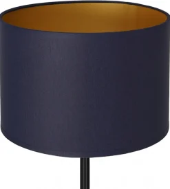 Lampka Stołowa ARDEN Niebieski Złoty Abażur 1xE27 56cm * Luminex Discount