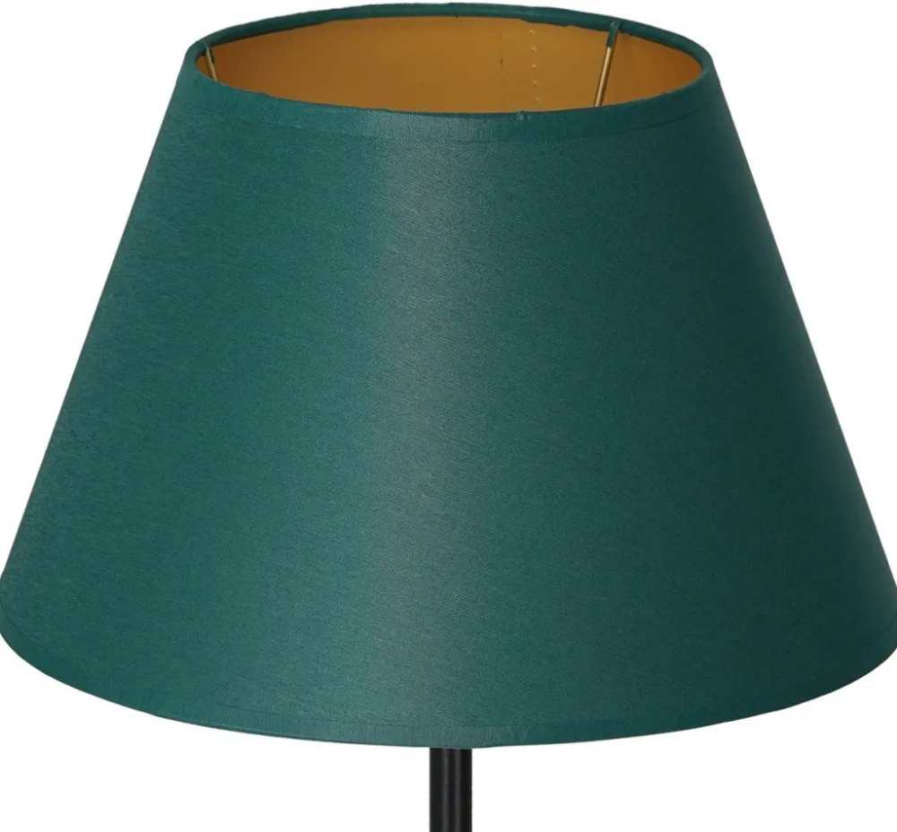 Lampka Stołowa ARDEN Zielony Złoty Abażur Stożek 1xE27 56cm * Luminex Best