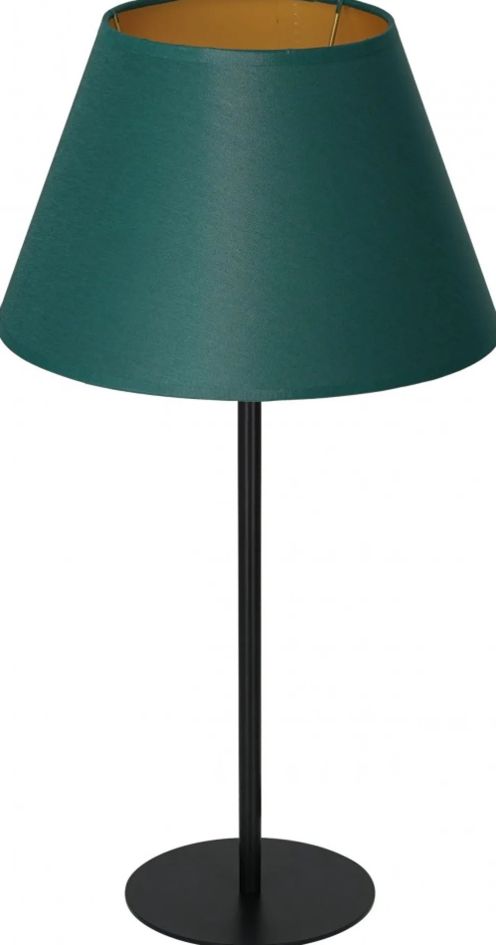 Lampka Stołowa ARDEN Zielony Złoty Abażur Stożek 1xE27 56cm * Luminex Best