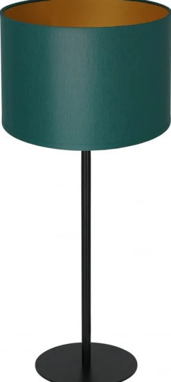 Lampka Stołowa ARDEN Zielony Złoty Abażur 1xE27 56cm * Luminex Sale