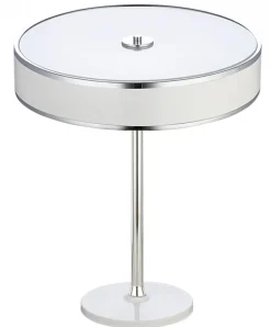 Lampka Stołowa JAZZ Srebrny Biały 2xE14 47 cm * Jupiter Online