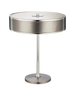Lampka Stołowa JAZZ Srebrny Biały 2xE14 47 cm * Jupiter Clearance