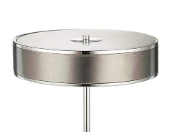 Lampka Stołowa JAZZ Srebrny Biały 2xE14 47 cm * Jupiter Clearance