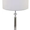 Lampka Stołowa JULIA II Srebrny Abażur 1xE27 57 cm * Jupiter Discount