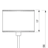 Lampka Stołowa LOFT SHADE Czarny Klosz z Tworzywa 1xE27 56cm * Luminex New