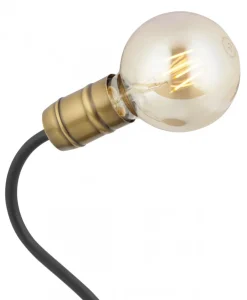Lampka Stołowa LUCE Czarny Patyna 1xE27 * Jupiter New