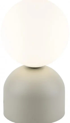 Lampka Stołowa MIKI Szary Szklany Klosz 1xG9 21cm * TK Lighting Clearance