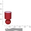 Lampka stołowa Timeo Czerwona 25 cm * Atmosphera