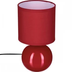 Lampka stołowa Timeo Czerwona 25 cm * Atmosphera