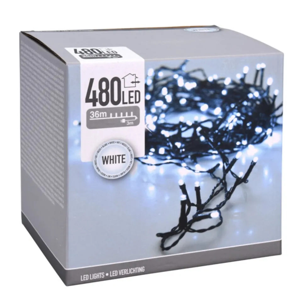 Lampki choinkowe 480 led białe