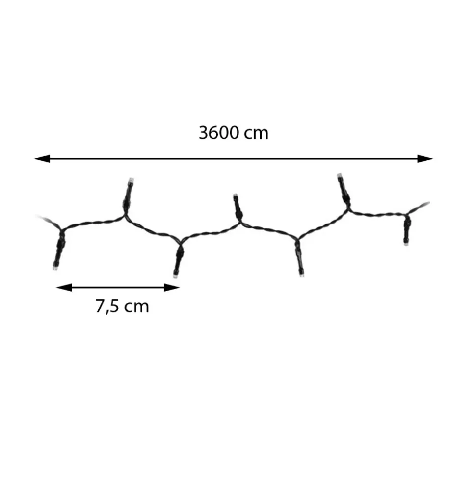 Lampki choinkowe 480 led białe
