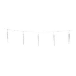 Lampki Sople 40 led zimny biały + timer