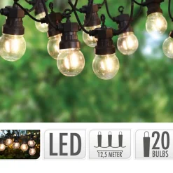 Lampki żarówki 20 Led Party 12,5 m * Progarden Online